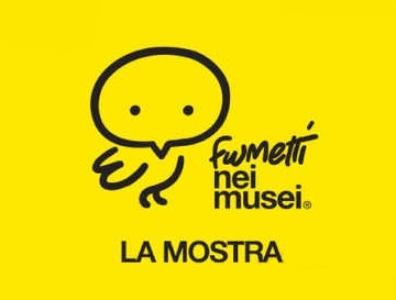Logo mostra Fumetti nei musei