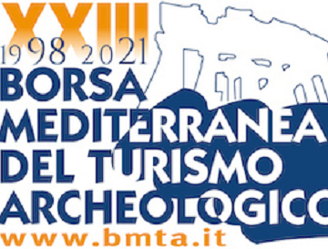 logo XXIII Borsa mediterranea del turismo archeologico BMTA 2021