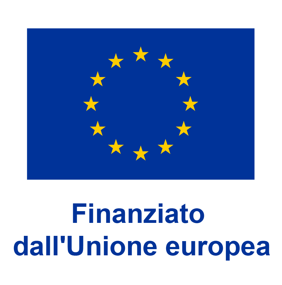 Logo UE con scritta: Finanziato dall'Unione europea