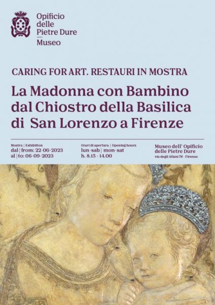 La Madonna con Bambino dal Chiostro della Basilica di San Lorenzo a Firenze