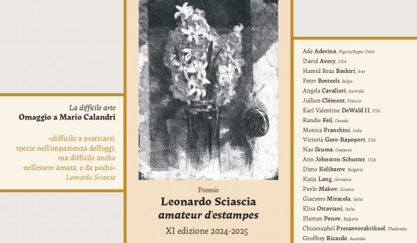 Locandina Premio Leonardo Sciascia - mostra 2024