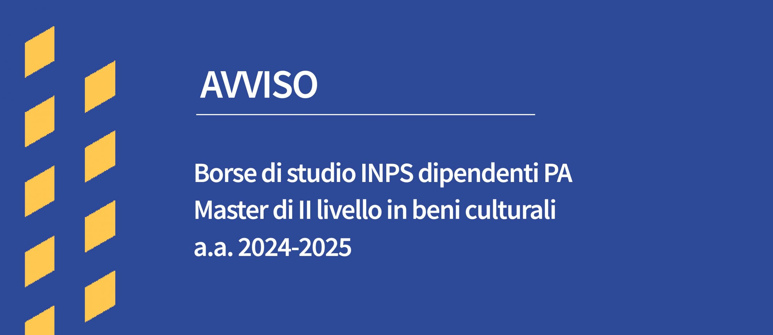 Notizia borse INPS master II livello Università Roma Tre